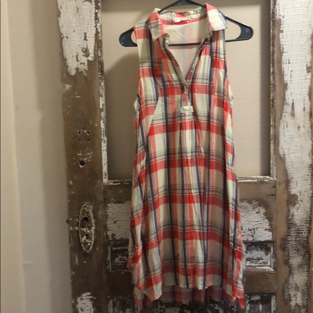 Plaid swing dress
